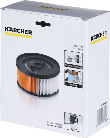Karcher Φίλτρο Σκούπας Υγρών/Στερεών Συμβατό με Karcher