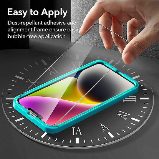 ESR Armorite Ultra-Tough Vollflächig gehärtetes Glas 2Stück (iPhone 13 Pro Max)