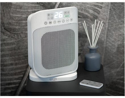 Adler Αερόθερμο Δωματίου Δαπέδου Λευκό 1500W