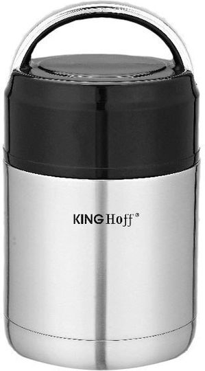 KING Hoff Lunchbox Isolierte Lunchbox Inox Silber 800ml 1Stück