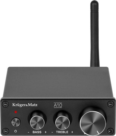 Kruger & Matz A10 Ολοκληρωμένος Ενισχυτής Hi-Fi Stereo KM0568 Μαύρος