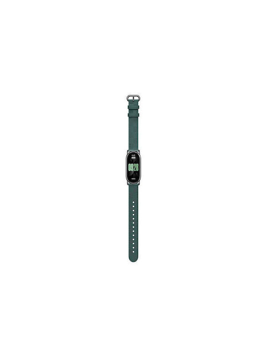Xiaomi Λουράκι Δερμάτινο Πράσινο (Smart Band 8 / Smart Band 9 / Smart Band 10)