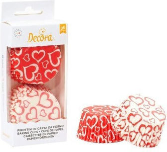 Decora Karamellpapiere für Cupcakes Papier 5x5cm 36pcs