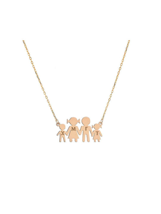 Goldsmith Necklace Family from Gold Plated Silver