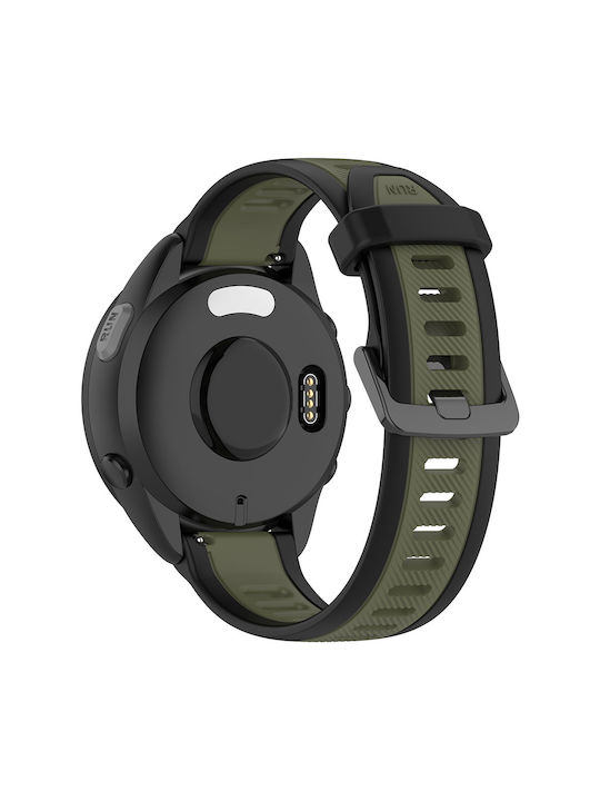 Techsuit Watchband Armband Silikon Khaki (Huawei Watch GT4/GT5 41mm / GT5 Pro 42mm)