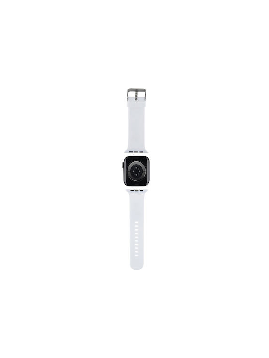 Karl Lagerfeld Karl Head Λουράκι Λευκό (Apple Watch 38/40/41/42mm)