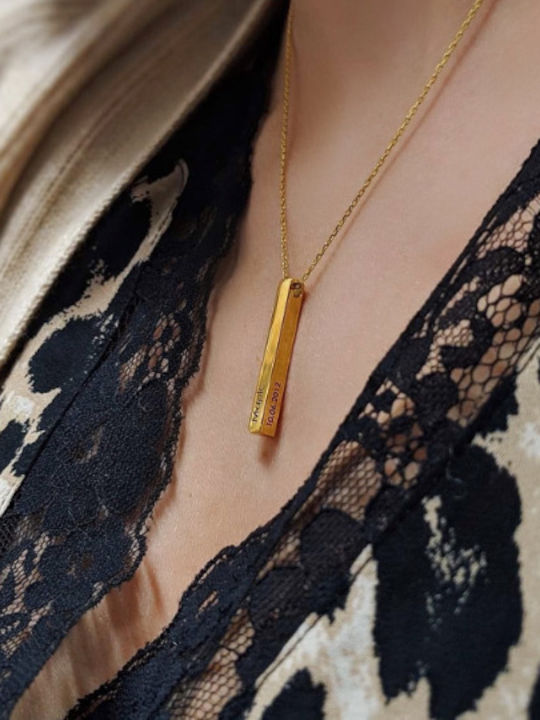Goldsmith Колие от Позлатено Сребърен