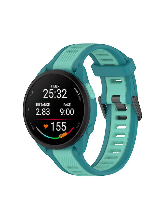Techsuit Strap Silicone Turquoise (Huawei Watch GT4/GT5 41mm / GT5 Pro 42mm)