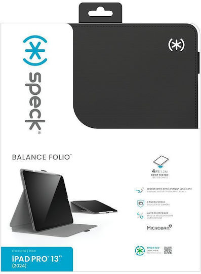 Speck Balance Folio Back Cover Ανθεκτική Μαύρη (iPad Pro 2024 13")