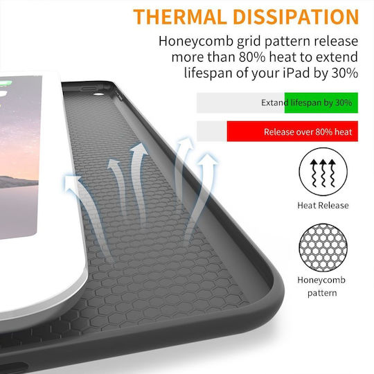 Tech-Protect SMARTCASE Flip Cover Μαύρη (iPad 2017/2018 9.7")