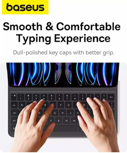Baseus Brilliance Flip Cover cu Tastatură în Engleză SUA Negra (iPad Air 4/5, iPad Pro 11) P40112602111-03
