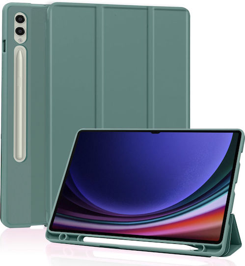 Techsuit Флип Капак Зелен За Samsung Galaxy Tab S9 Ultra
