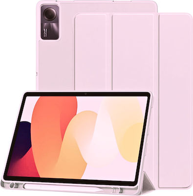 Techsuit Flip Cover Silicon Roz (Redmi Pad SE 11" - Redmi Pad SE 11")