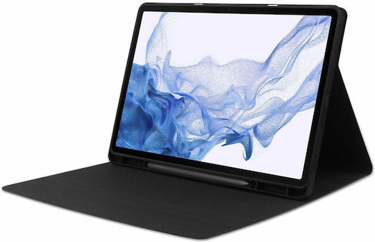 Strado Флип Капак с Клавиатура на Английски Език САЩ Черен Samsung Galaxy Tab S7 FE Samsung Galaxy Tab S7 Plus