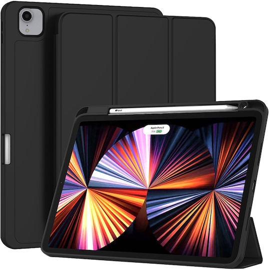 Techsuit Durable Black Flip Cover (iPad Pro 2018 11" / iPad Pro 2020 11" / iPad Pro 2021 11" / iPad Pro 2022 11'')