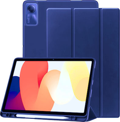 Techsuit Flip Cover Silicone Blue Xiaomi Redmi Pad SE