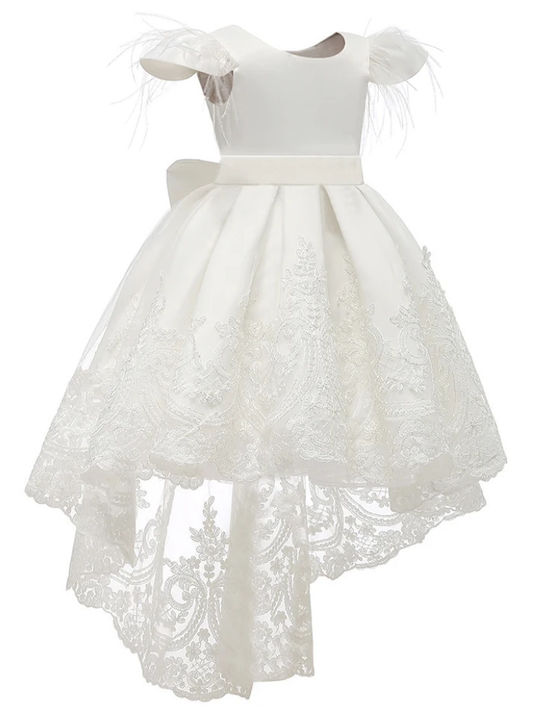 TakTakBaby Παιδικό Φόρεμα Floral Λευκό