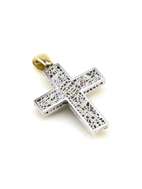 Goldsmith Men's White Gold Cross 14K with the Crucified