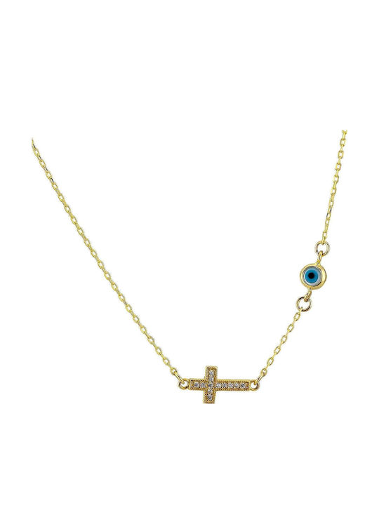 Goldsmith Ασημένιος Σταυρός Επιχρυσωμένος