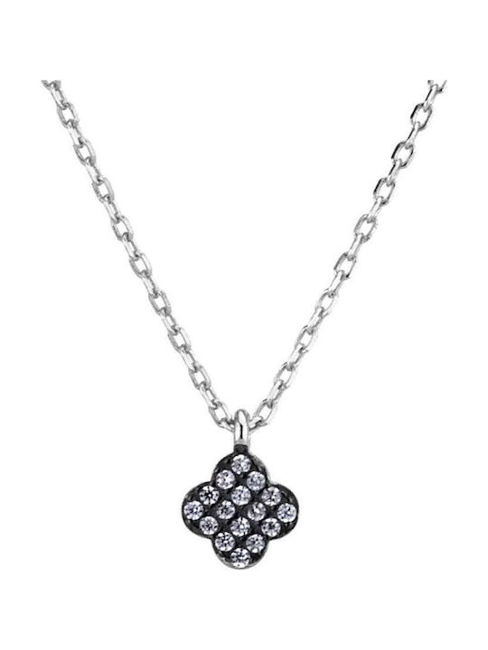 Goldsmith Women's Cross from Rose Gold Plated Silver with Chain