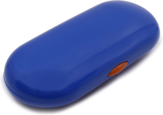 Brillentasche Hart mit Magnetischem Verschluss Blau