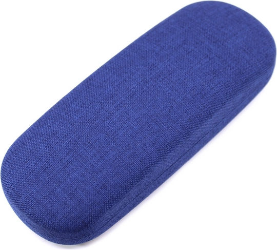 Hard Eyeglass Case with Magnetic Closure Blue