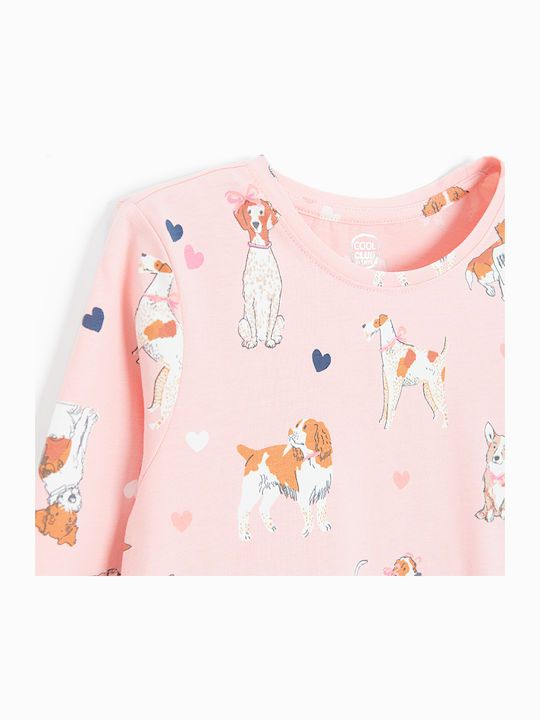 Kids' Set with Pants Winter 2pcs Pink