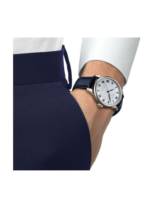 Tissot Ανδρικό Ρολόι 39.3mm Μπαταρίας με Ασημί Μεταλλικό Μπρασελέ