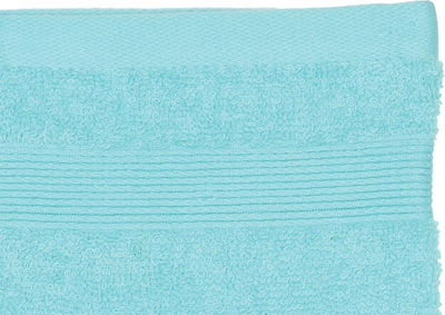 Atmosphera Bath Gloves Set Cotton 450gsm Dimensions 15x21cm 2 Pieces Turquoise Blue 125865q