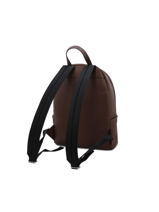Tuscany Leather Men's Leather Backpack Brown