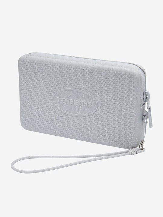 Damen Necessaire in Silber Farbe