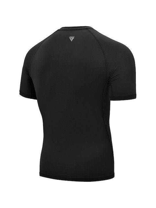 RDX Short Sleeve Shirt RDX-RG-T15-BK for Jiu-Jitsu / Boxing / Muay Thai / MMA Black