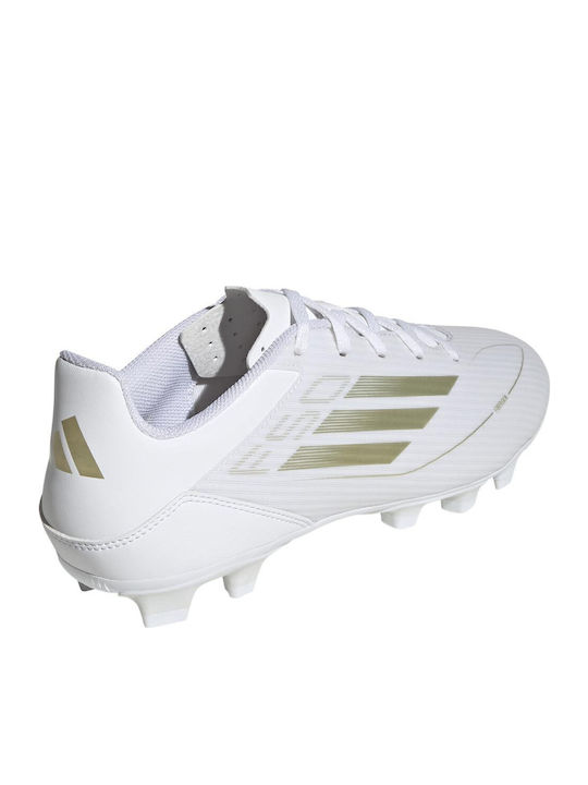 adidas F50 Club Football Shoes with Cleats White