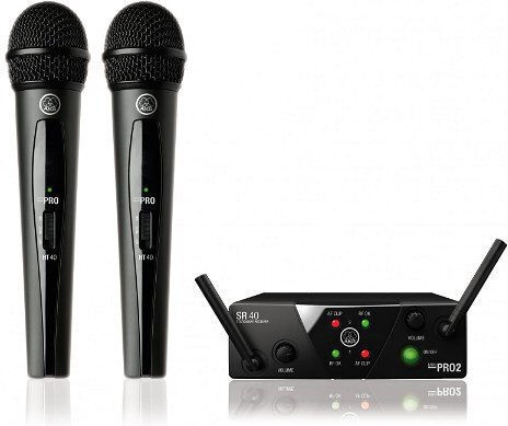 AKG WMS 40 MINI2 VOCAL Set Δυναμικό Microphone 6.35mm Handmade for Vocals