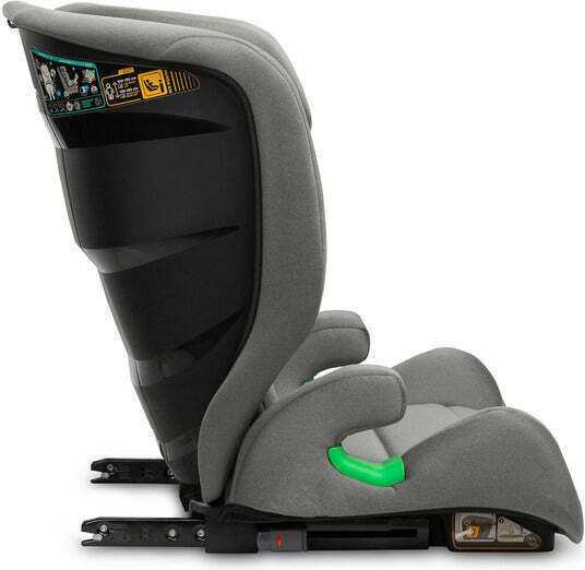 Caretero Nimbus Scaun Auto pentru Copii High-back Booster i-Size cu Isofix Grafit