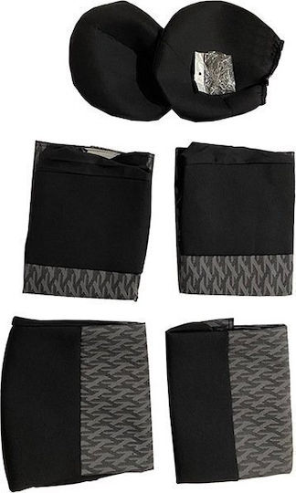Deluxeboss Car Cover Set 4pcs Black