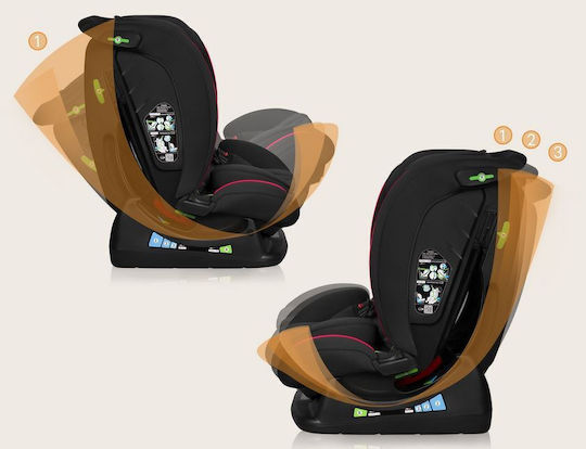 Lionelo Aart Baby Car Seat i-Size Black - Carbon Red 0-36 kg