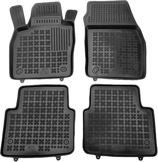 Rezaw Plast Set Front and Back Car Mats 5 Pieces for Skoda Scala 2019 Black