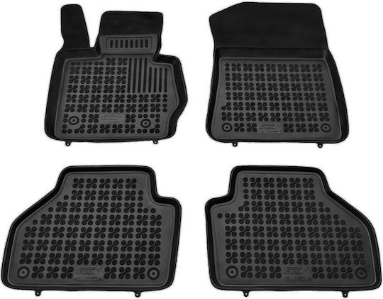 Rezaw Plast Set of Front and Rear Mats 5pcs for BMW X3 2007 2014 Black