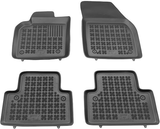Rezaw Plast Set Front and Back Car Mats 5 Pieces for Volvo S40 2007 2012 Black