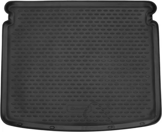 Novline Kofferraummatten Wannenartig 1Stück aus Gummi für Jeep Kompass 5D 2017 Schwarz