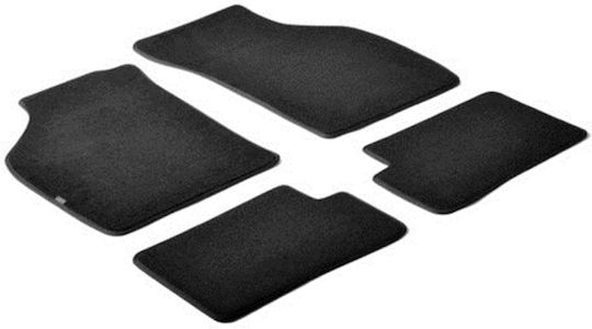 Lampa Set of Front and Rear Mats 4pcs for Lancia Ypsilon Black