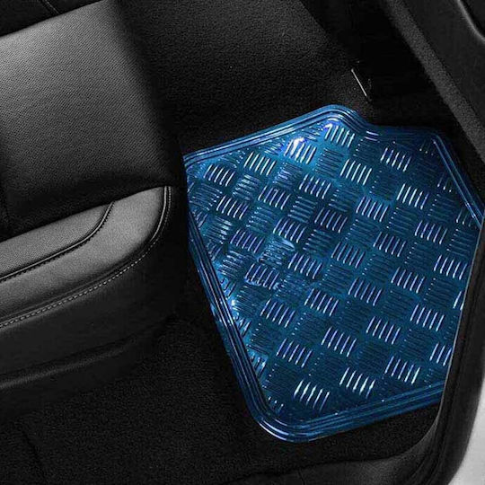 Auto Gs Σετ Μπροστινά και Πίσω Πατάκια Universal 4τμχ Μπλε