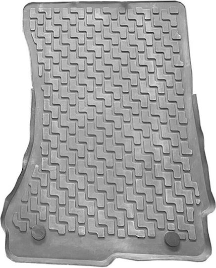 Auto Gs Set of Front and Rear Mats 4pcs Tray Type for Daihatsu Delta Lancia Delta Gray