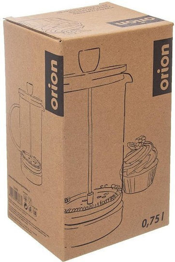 Orion Filterkaffeemaschinen Handbetrieb Rostfreier Stahl Kaffee 750ml