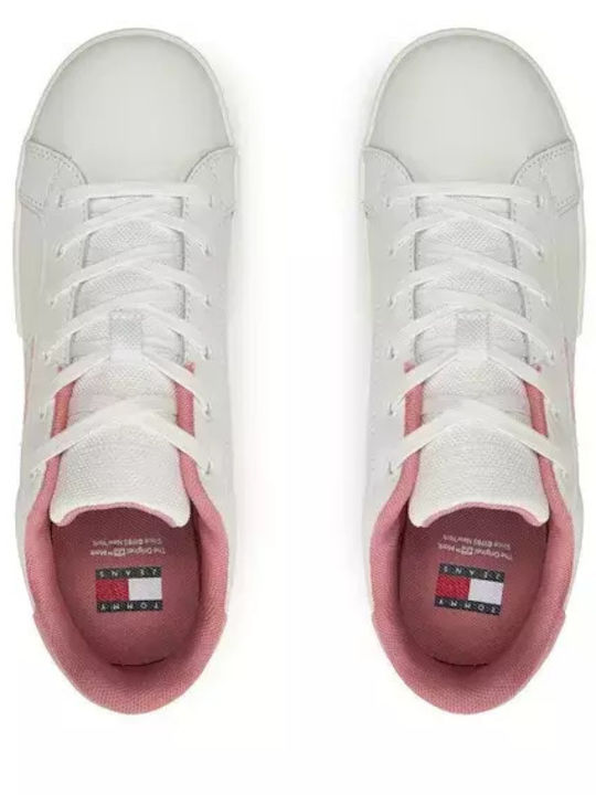 Γυναικεία Flatforms Sneakers Λευκό / Ροζ