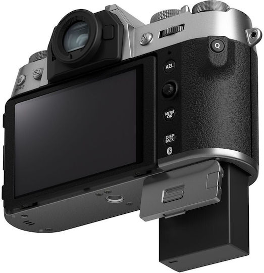 Fujifilm X-T50 Mirrorless Φωτογραφική Μηχανή Body Ασημί