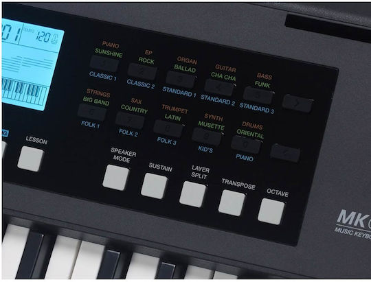 Medeli Tastatur MK61 mit Tasten Schwarz