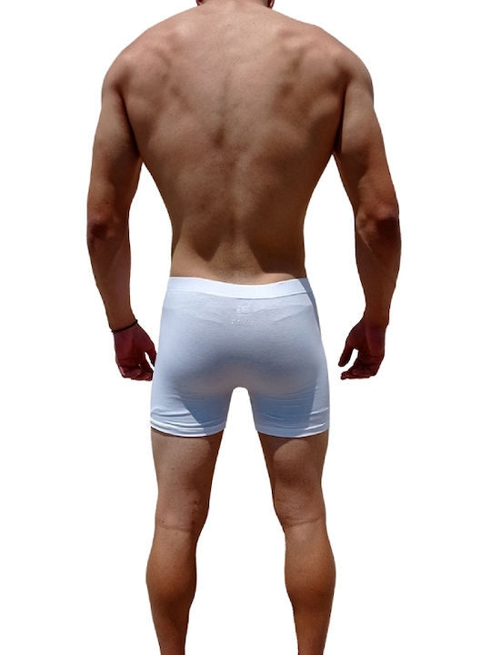 BS Collection Herren Boxershorts White 1Packung