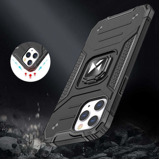 Wozinsky Ring Armor Back Cover Πλαστικό Μπλε (iPhone 12 / 12 Pro)